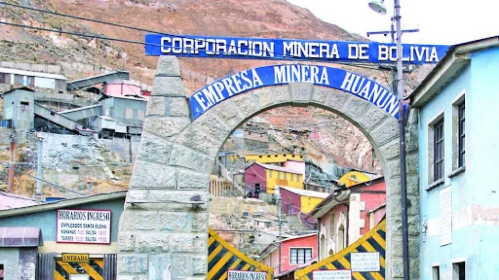 Empresa Minera Huanuni. Foto: Correo del Sur