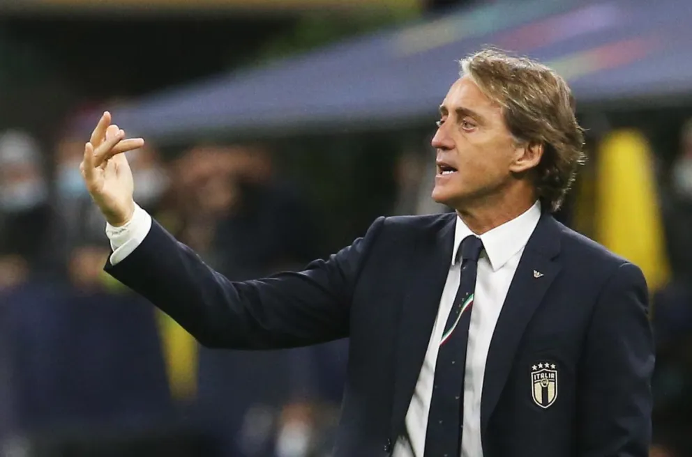 El italiano Roberto Mancini. Foto: EFE.