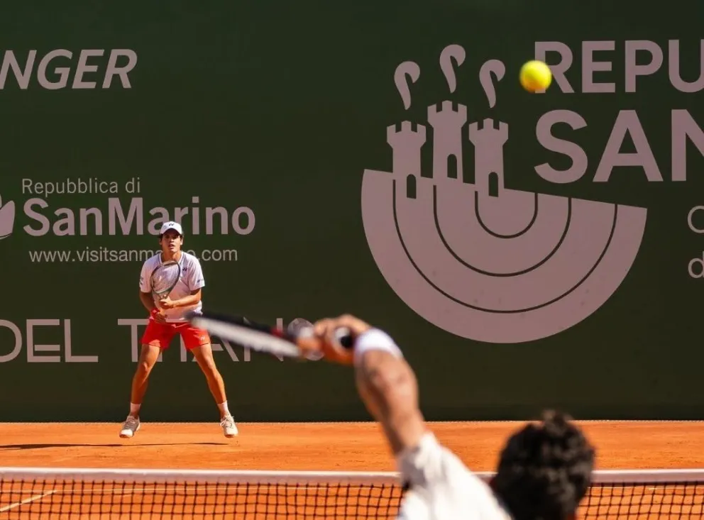 Prado durante el torneo europeo. Foto: San Marino Open.