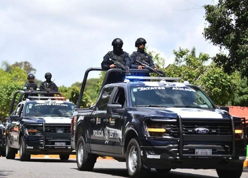 Un operativo de seguridad de la policía mexicana durante la Copa del Mundo. Crédito: Infobae