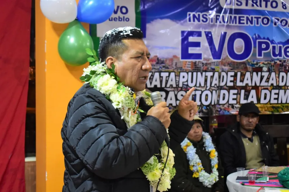 El exdiputado del MAS, Freddy Mamani. Foto: Facebook Freddy Mamani