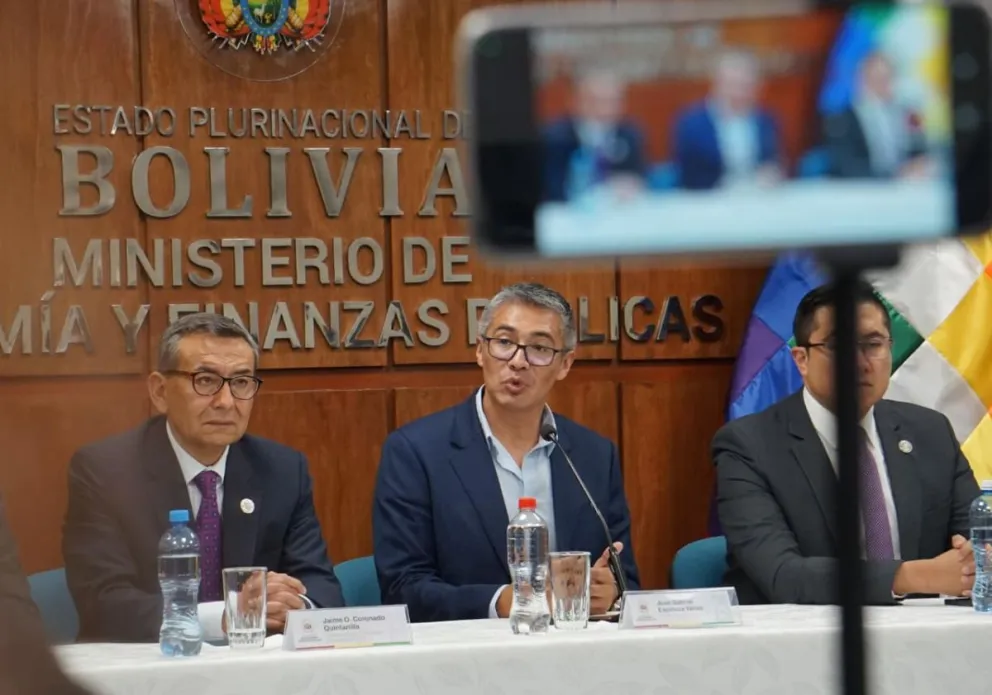 El ministro de Economía, José Gabriel Espinoza. Foto: APG