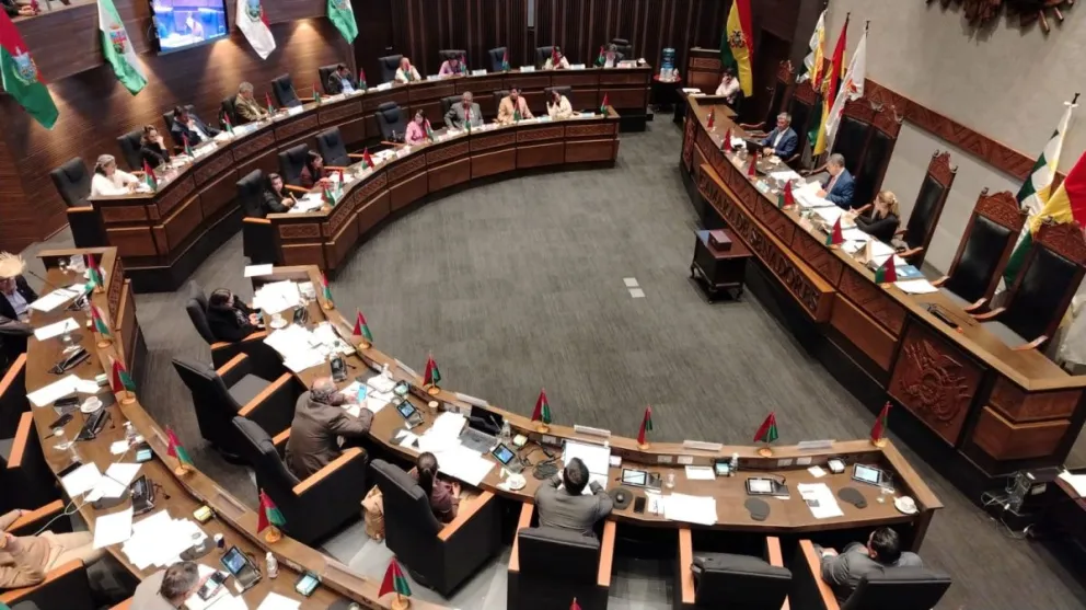 Sesión de la Comisión de Planificación de la Cámara de Senadores. Foto: Aracely Rondón / Visión 360