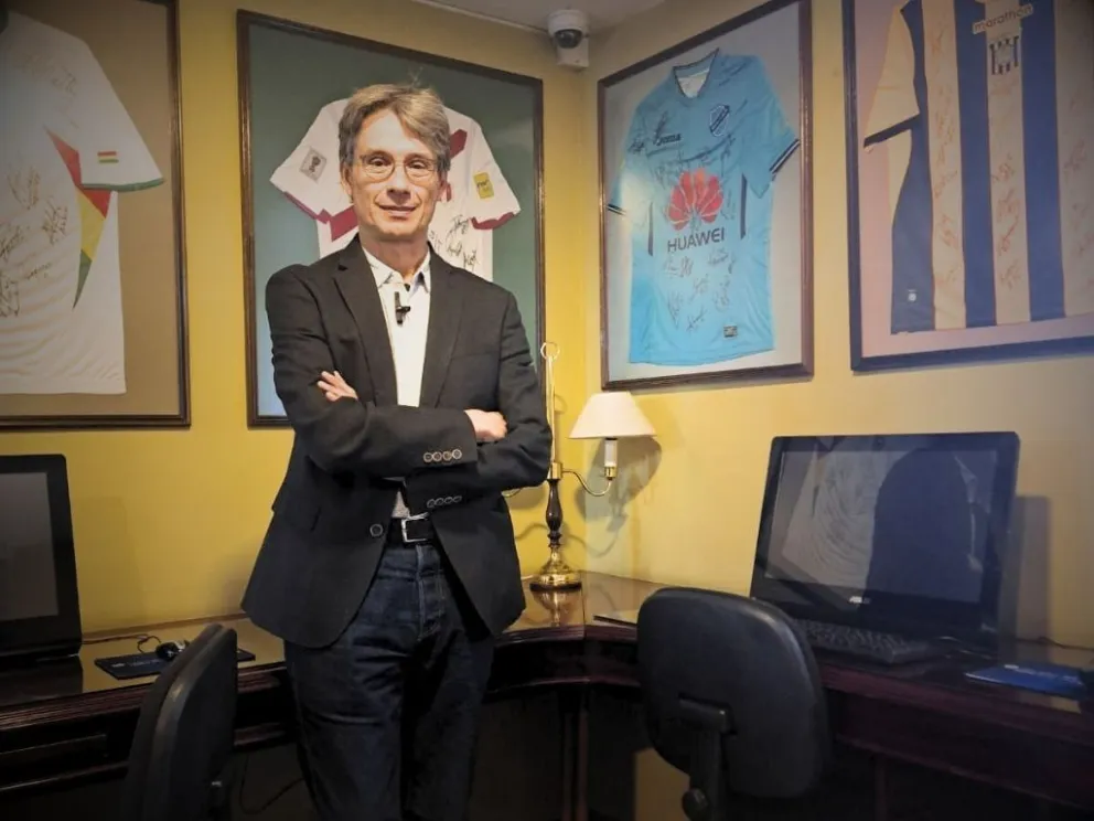 El escritor francés Bruno Patiño. Foto: Visión 360