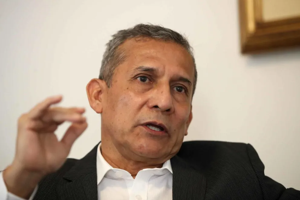 El expresidente de Perú Ollanta Humala (2011-2016) hablando durante una entrevista con EFE en Lima (Perú). Foto: EFE