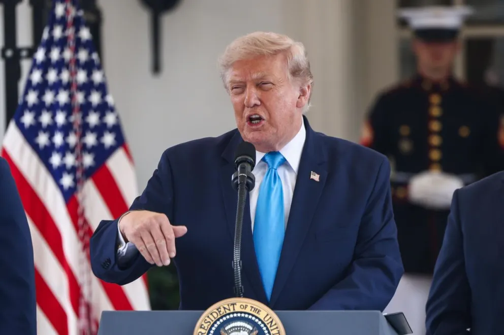 El presidente de Estados Unidos, Donald Trump. Foto: EFE