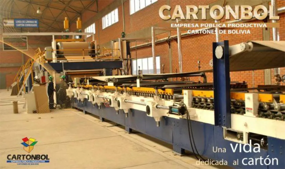 Empresa industrial Cartonbol. Foto Cartonbol