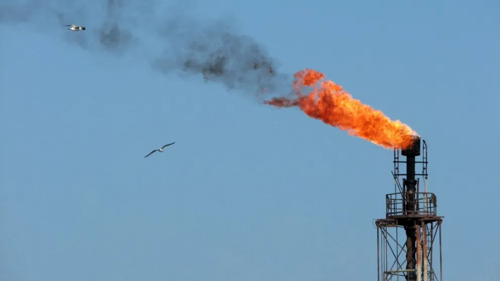 Una plataforma petrolífera en el Mar Negro cerca de Constanta en Rumanía. Foto: EFE