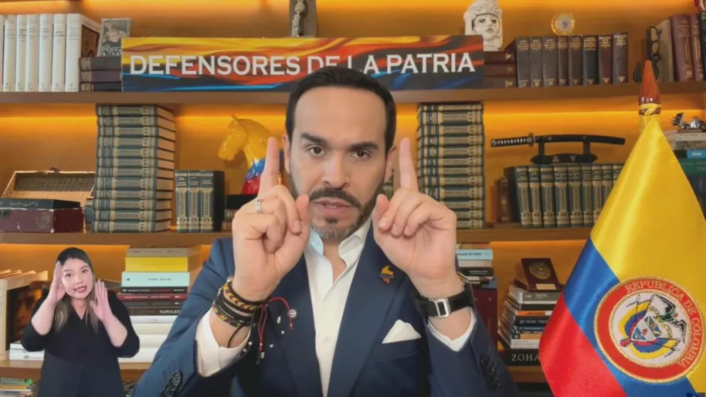 El presidente electo de Colombia Abelardo De la Espriella. Foto: EFE 