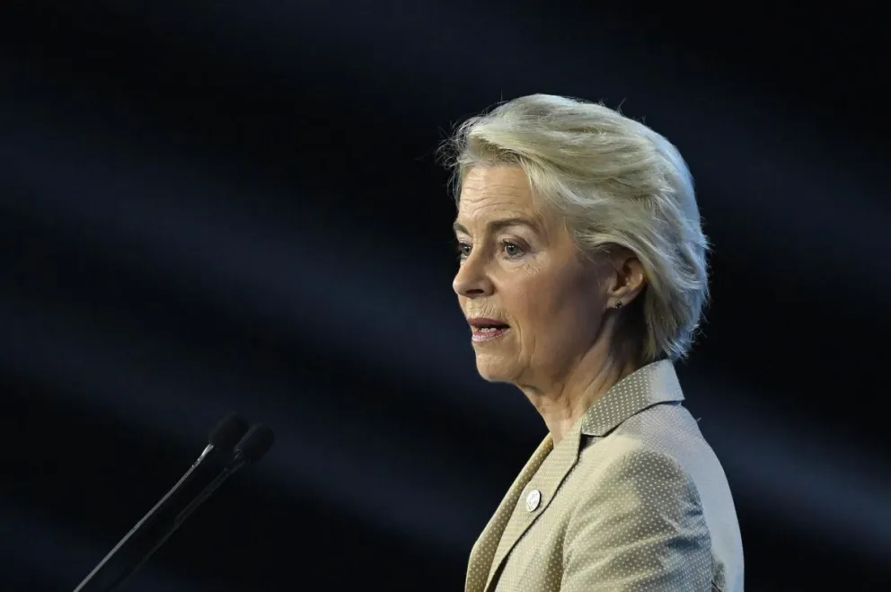 La presidenta de la Comisión Europea, Ursula von der Leyen. Foto: EFE 