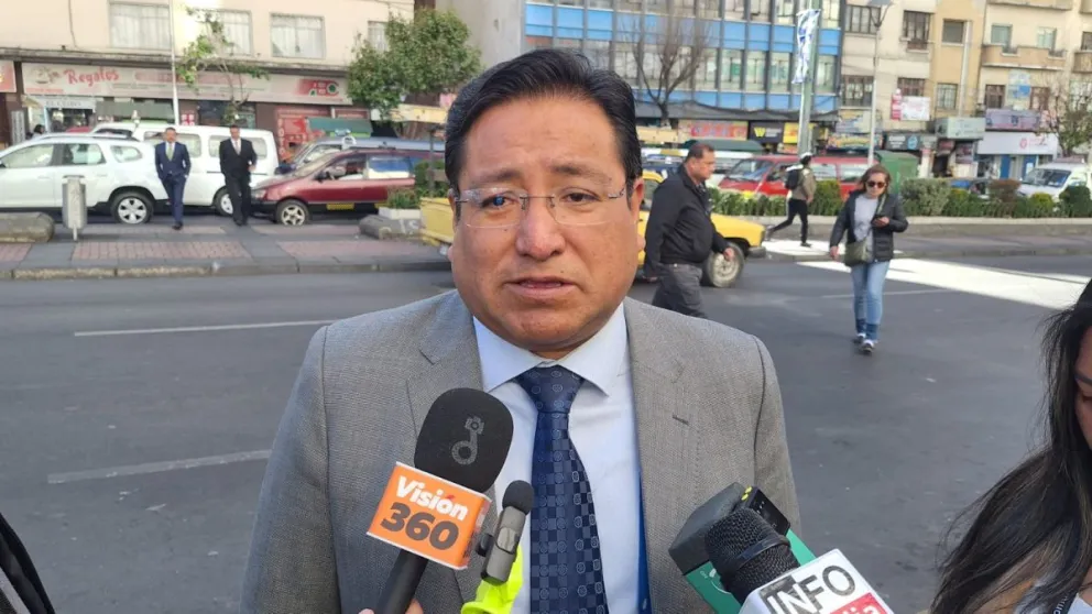 Álvaro Ayllón, presidente de la Cámara Departamental de Transporte de La Paz. Foto: Visión 360 