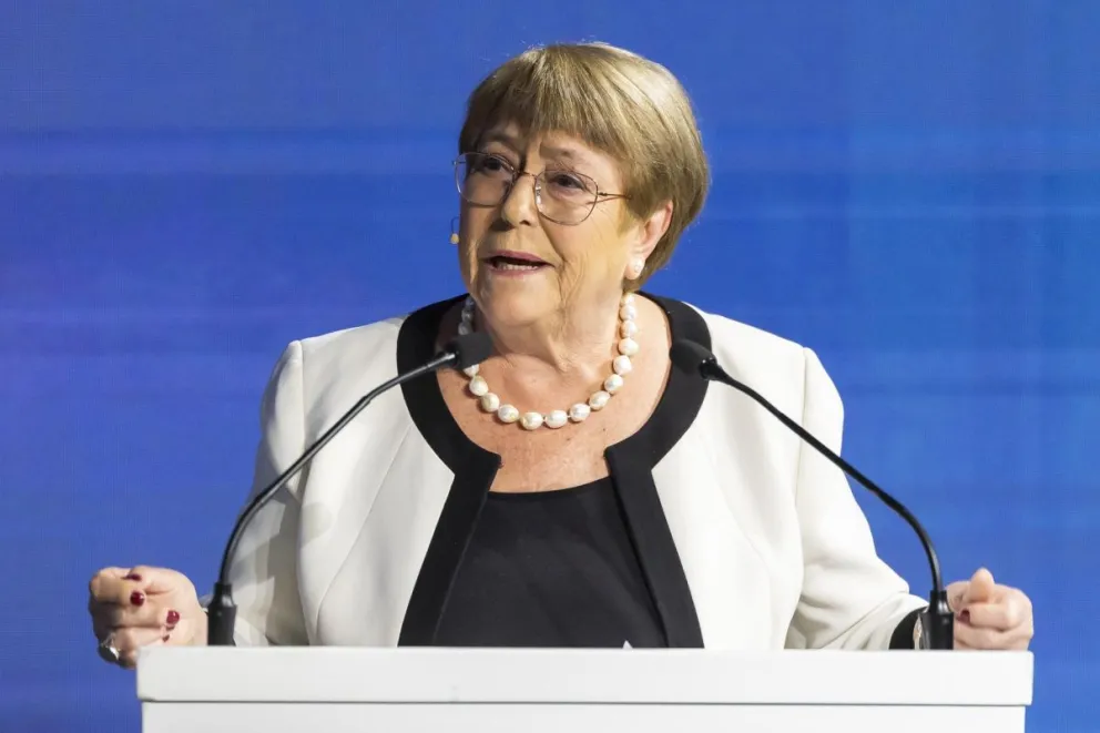Fotografía de archivo de la expresidenta chilena Michelle Bachelet. Foto: EFE