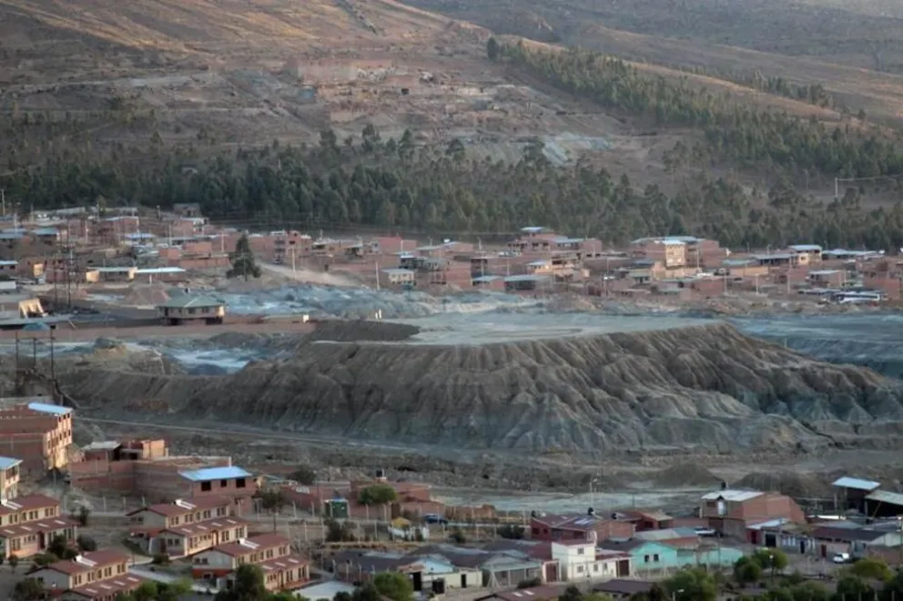 El dique de colas de San Miguel se encuentra en Cantumarca, en el municipio de Potosí. Foto: El Potosí