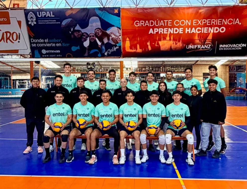 El equipo nacional que representará al país en la Copa Sudamericana. Foto: Club Olympic.