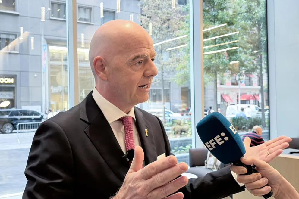 Infantino durante una entrevista pasada. Foto: EFE.