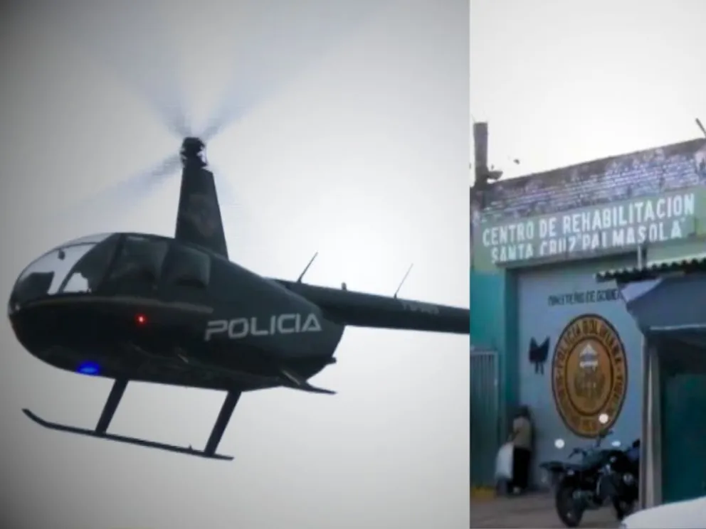 Operativos intensos en los alrededores de la cárcel de Palmasola. Foto: Red Uno 