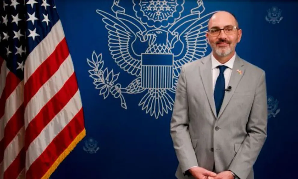 El encargado de negocios de la embajada de Estados Unidos, Erik Martini. Foto: Embajada de Estados Unidos