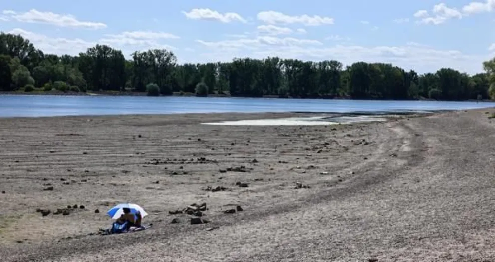 Ola de calor en Alemania. Foto EFE