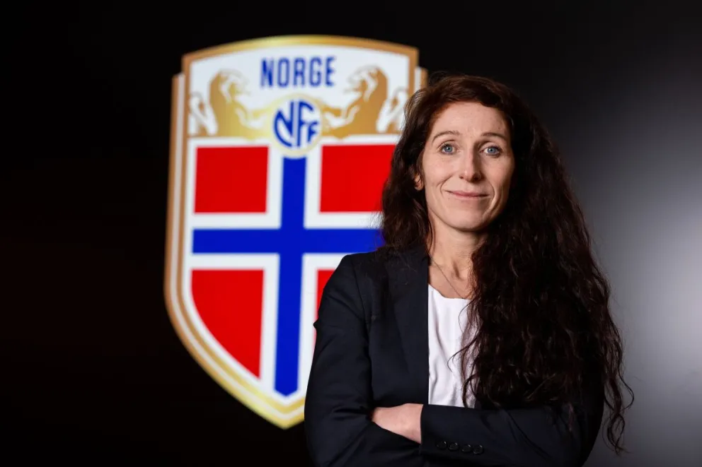 Lisa Klaveness, presidenta de la Federación Noruega. Crédito: NorgesFotballforbund