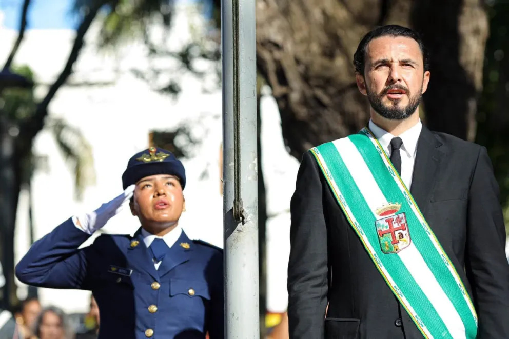 Juan Pablo Velasco, gobernador de Santa Cruz. Foto: RRSS de la autoridad 