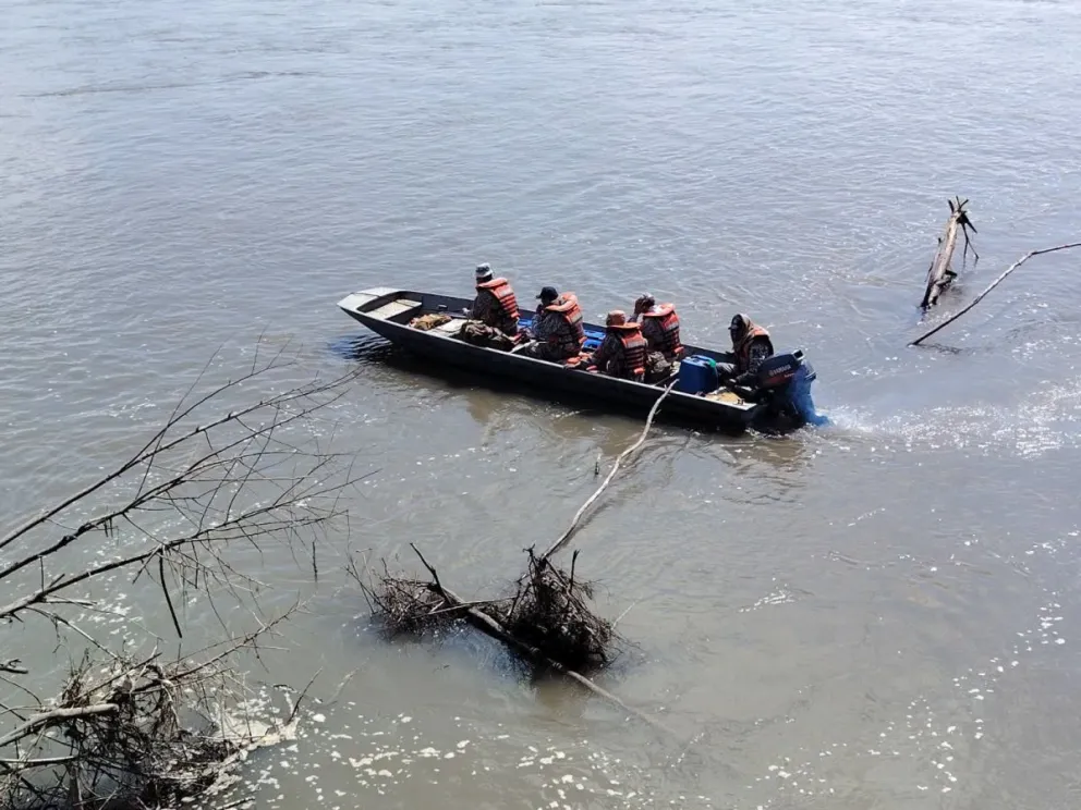 Los efectivos que realizaron la búsqueda. Foto: Armada Boliviana 