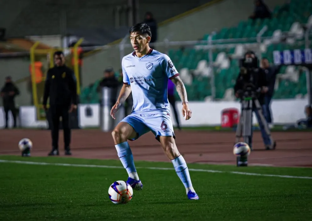 Vaca en un partido anterior de la Academia. Foto: Club Bolívar.