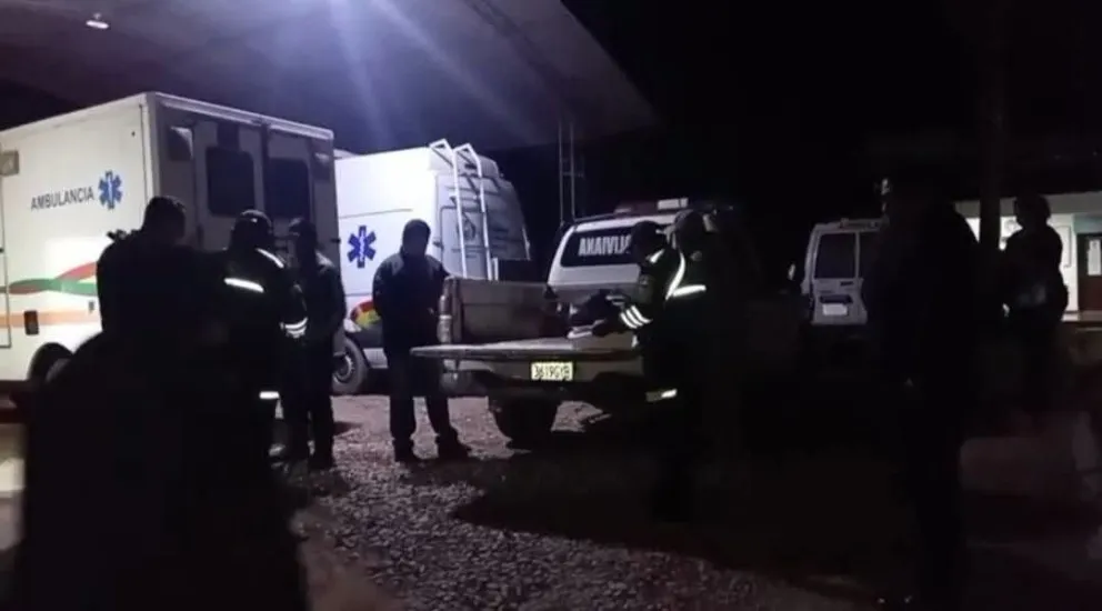 El rescate de la concejal de Samaipata, Mary Luz Choque y de su hermana Gina Choque se dio el martes por la noche. Foto: Red Ciudadana/Facebook