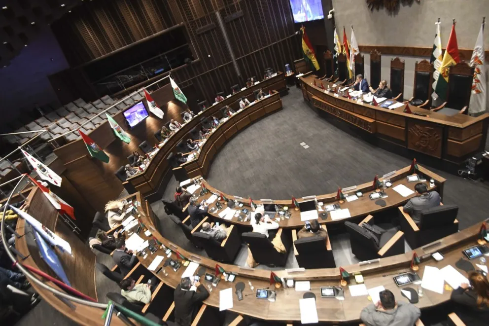 La Cámara de Senadores que tratará la Ley de Incentivo al Deporte. Foto: APG