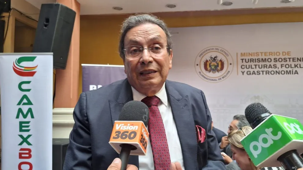Rolando Kempff, presidente de la Federación de Empresarios Privados de La Paz. Foto: Visión 360 