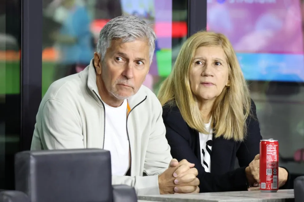 Fotografía de archivo de los padres de Lionel Messi, Jorge Messi y Celia Cuccittini. Crédito: EFE