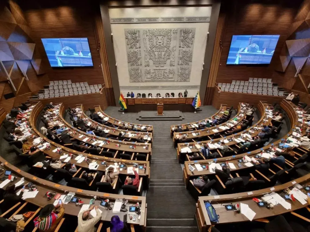 Una imagen referencial de la Asamblea Legislativa Plurinacional. Foto: APG