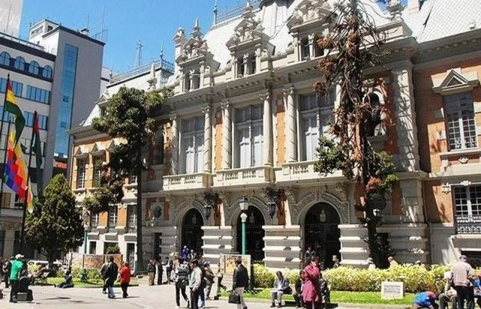 Instalaciones del Concejo Municipal de La Paz. Foto: APG