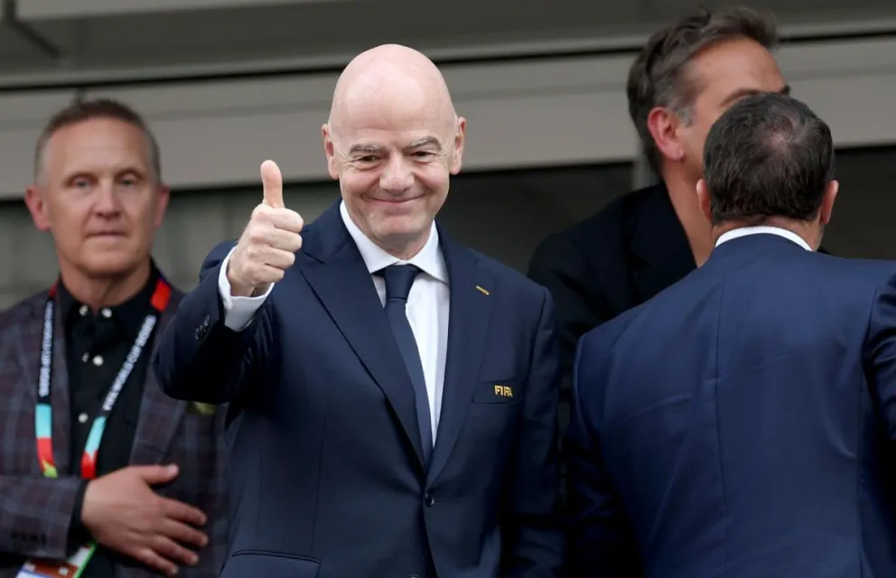 El titular de la FIFA Gianni Infantino. Foto: EFE.