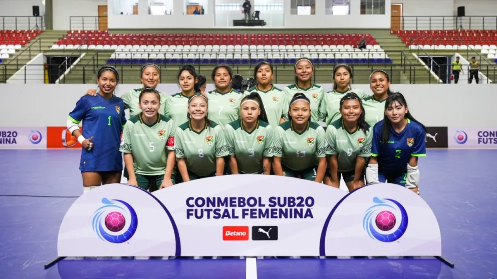 El combinado femenino Sub-20 que estuvo en el Sudamericano de 2024 en Paraguay. Foto: Conmebol.