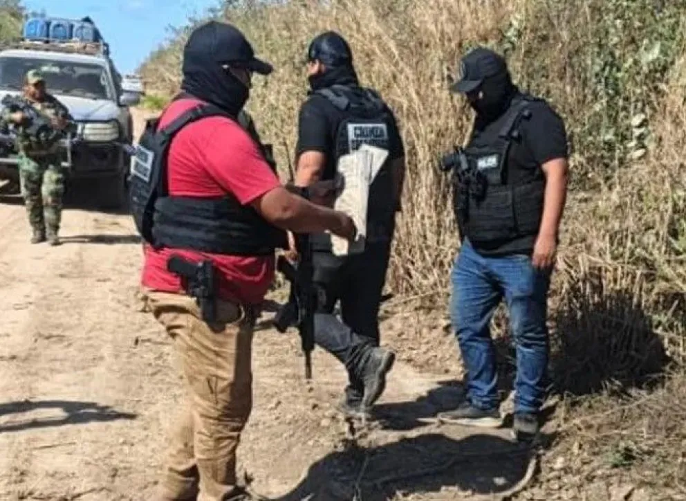 La Policía está movilizada en San Matías. Foto: Unitel