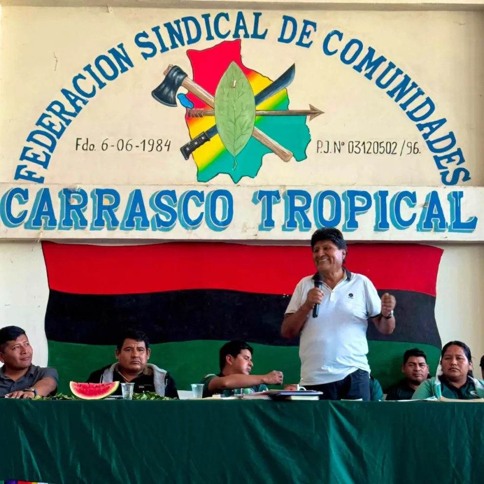 El expresidente Evo Morales. Foto RKC