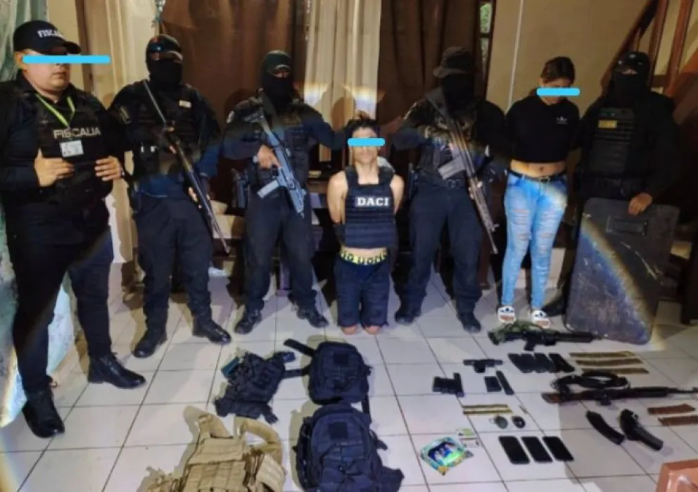 Los resultados del operativo en Santa Ana del Yacuma. Foto: Policía