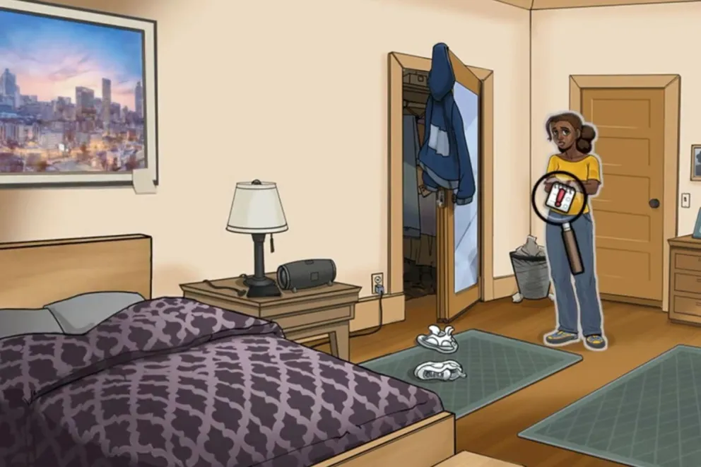 Una captura de pantalla de PlaySmart, un videojuego para adolescentes desarrollado por investigadores de Dartmouth para concientizar sobre la salud mental y el abuso de sustancias. Crédito: Lynn Fiellin/Dartmouth
