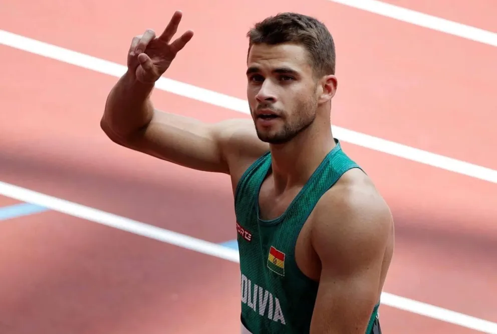 Rojas durante su presencia en los Juegos de Tokio 2020. Foto: Bruno Rojas.