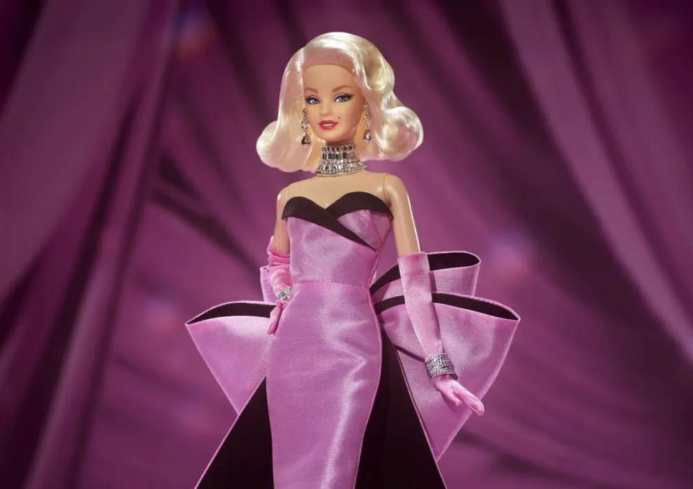 Barbie inspirada en Marilyn Monroe (1926-1962). Foto: EFE/