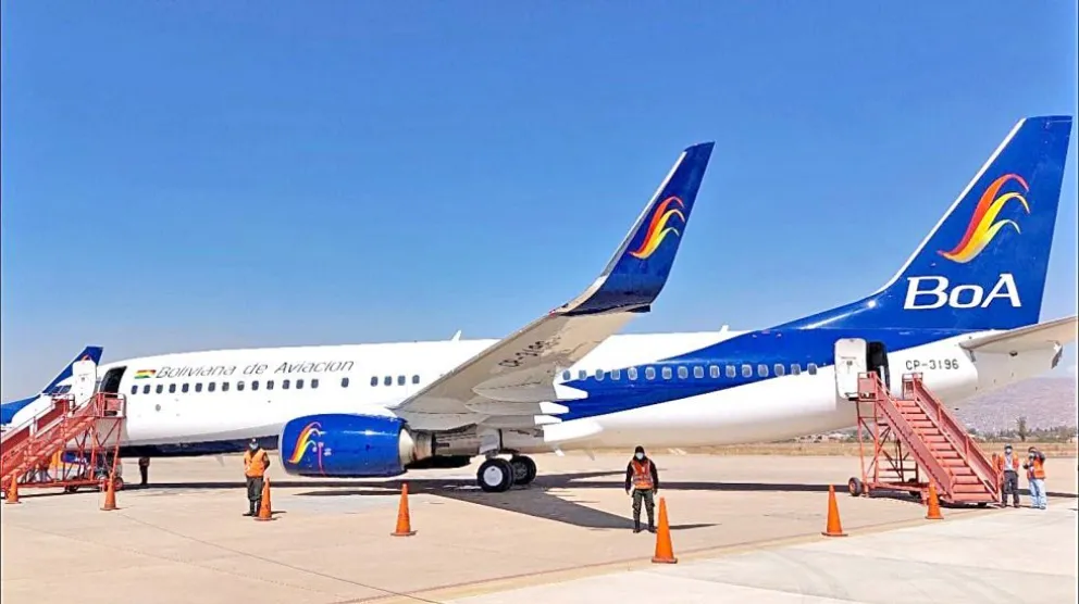 Boliviana de Aviación (BOA). Foto: Correo del Sur 