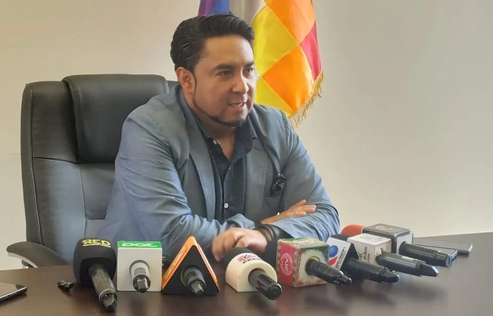El exviceministro de Políticas de Industrialización. Foto La Voz de Tarija