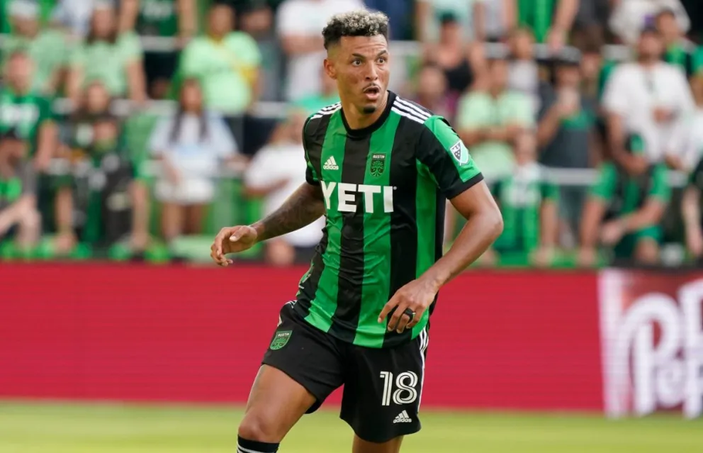El costarricense Julio Cascante en un partido con el Austin FC de la MLS. Crédito: TUDN