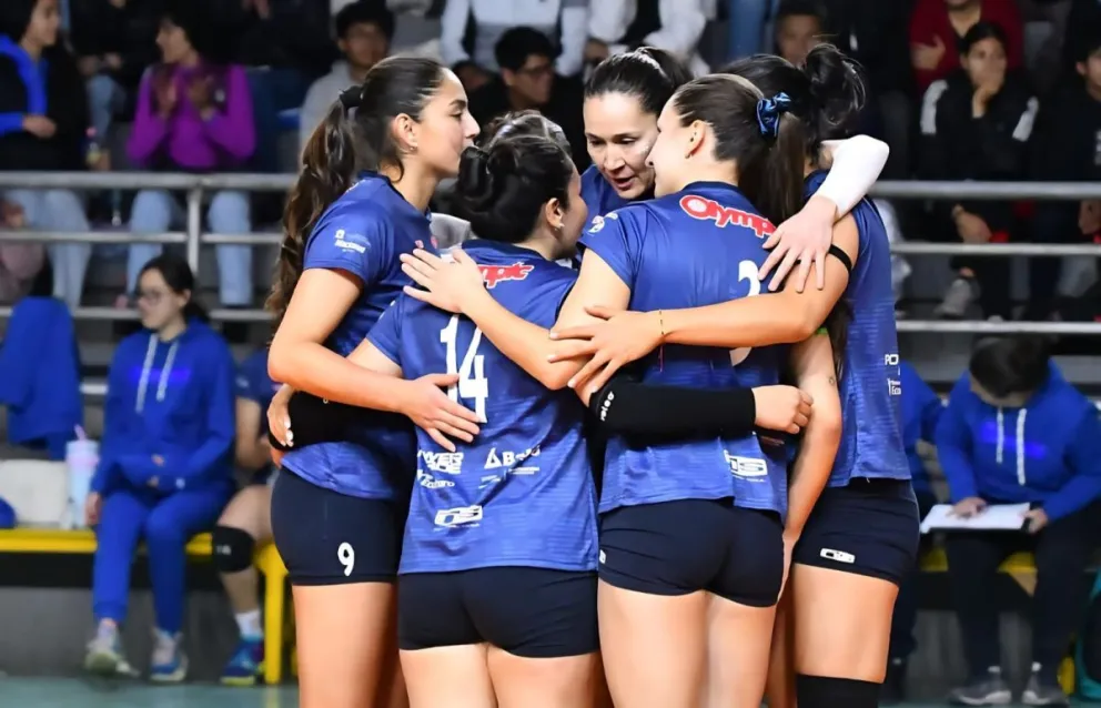 La celebración de las jugadoras de Olympic, uno de los equipos finalistas. Foto: CO