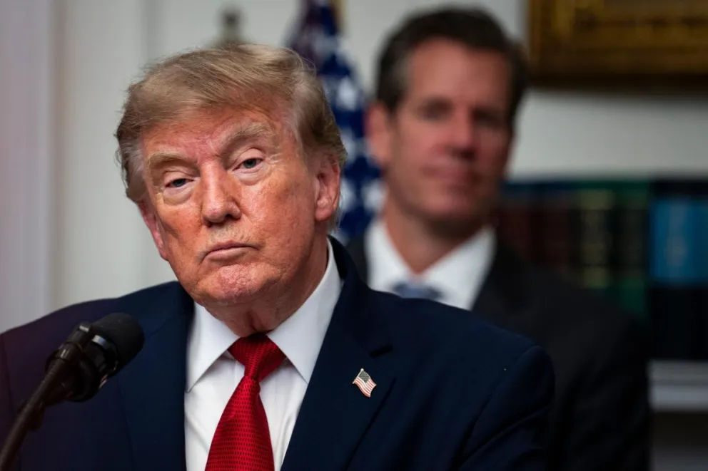 Fotografía de archivo del presidente de Estados Unidos, Donald Trump. Foto: EFE