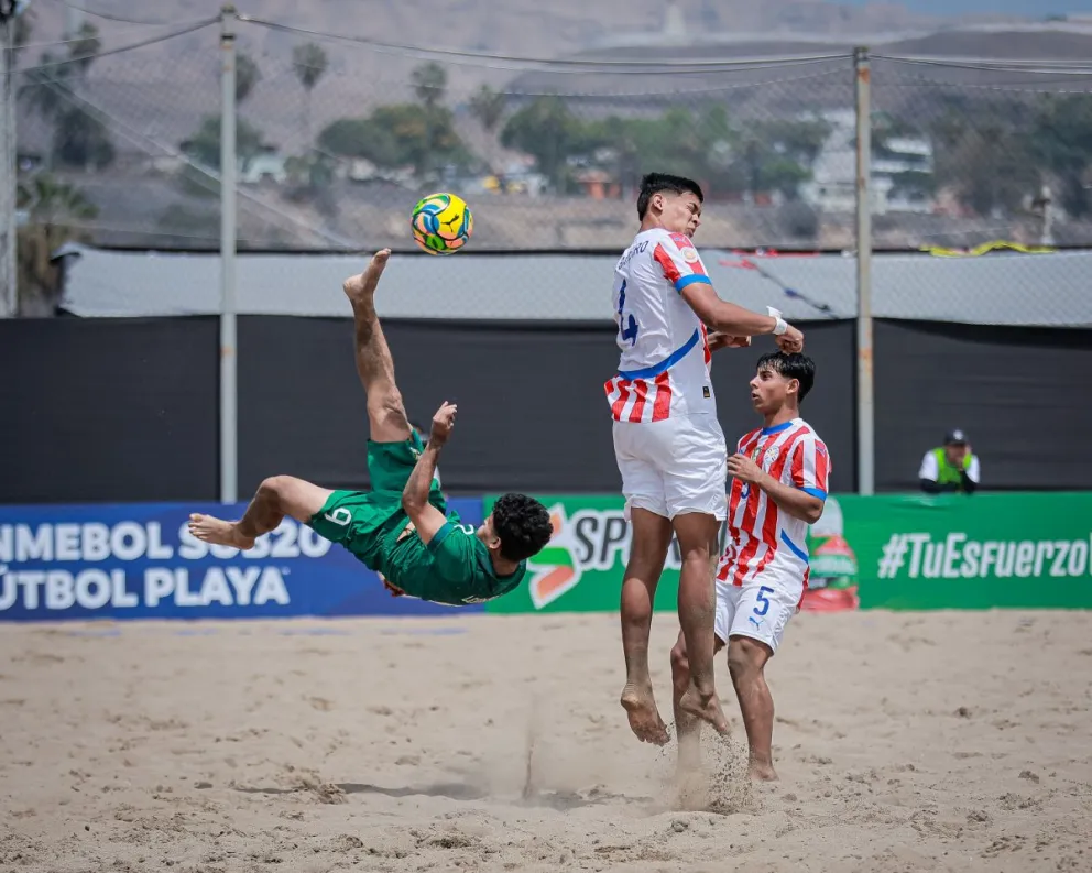 Incidencia entre Bolivia y Paraguay, Foto: Conmebol.