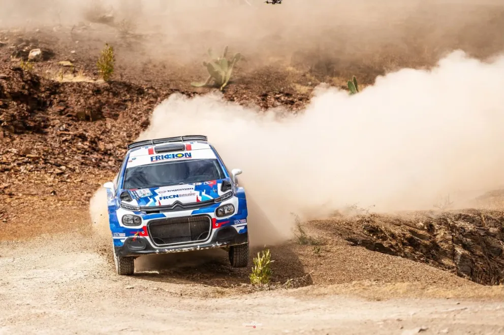 Franco en plena carrera en el valle. Foto: Dominguez Photo/Video.