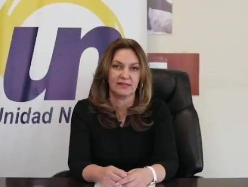 La presidenta de Unidad Nacional, Ely Reyes. Foto: Facebook