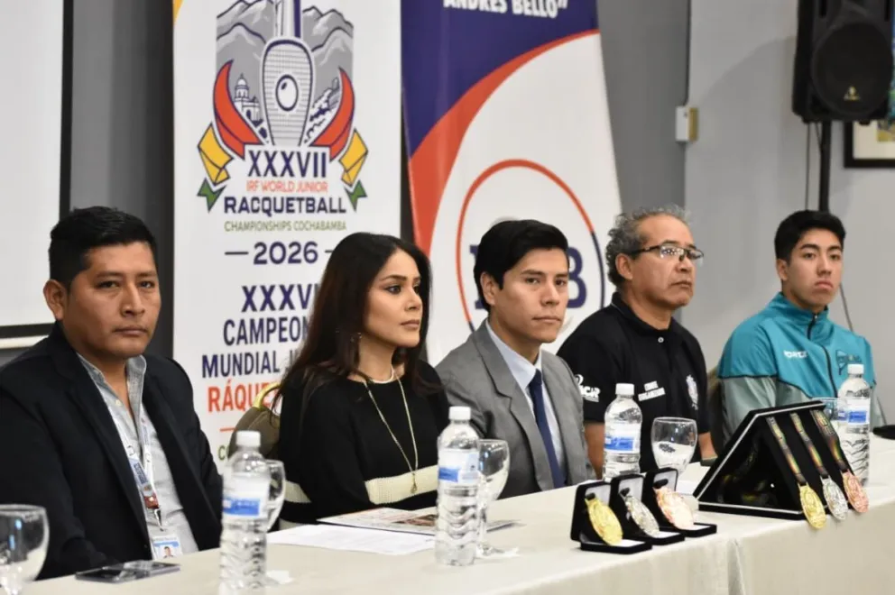 La conferencia de prensa que hubo este martes en el valle. Foto: APG.