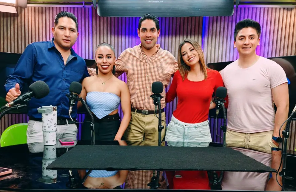 Los conductores del programa 5 Voces que ya se ganó un lugar en la audiencia. Foto: RE